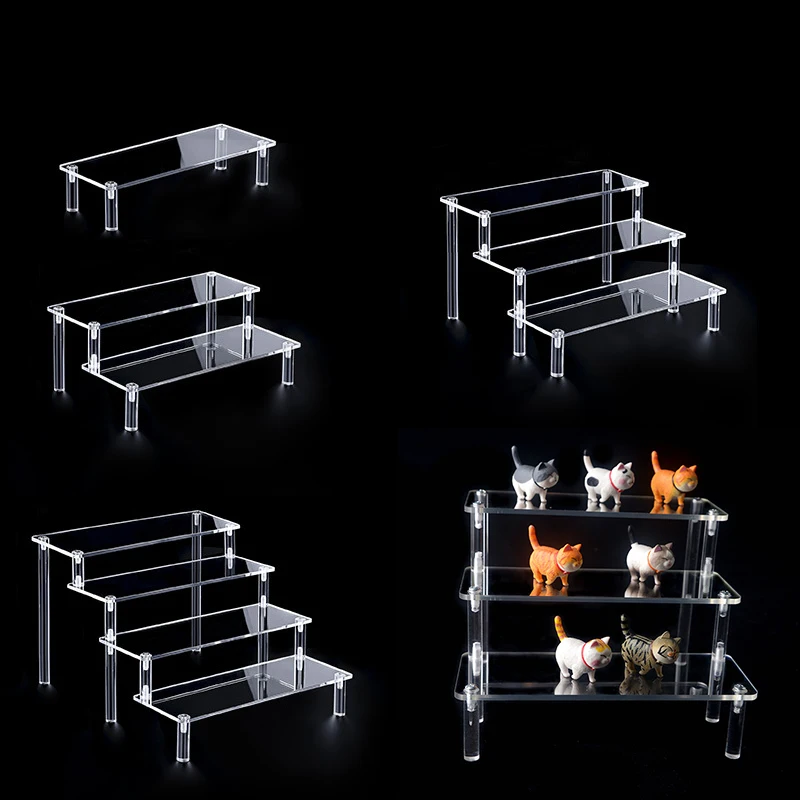 Perfume Fragrance Holder - 1-4 Layers Acrylic Display Stand Durable