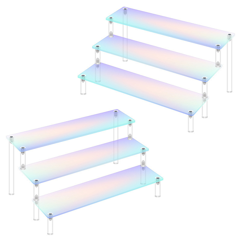1-5 Tier Iridescent Acrylic Di - Perfume Fragrance Holder ulasan dan harga