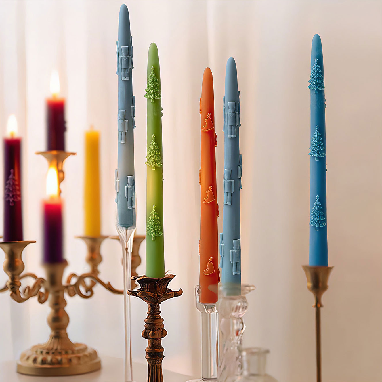 Christmas Long Candle Silicone - Perfume Fragrance Stick ulasan dan harga