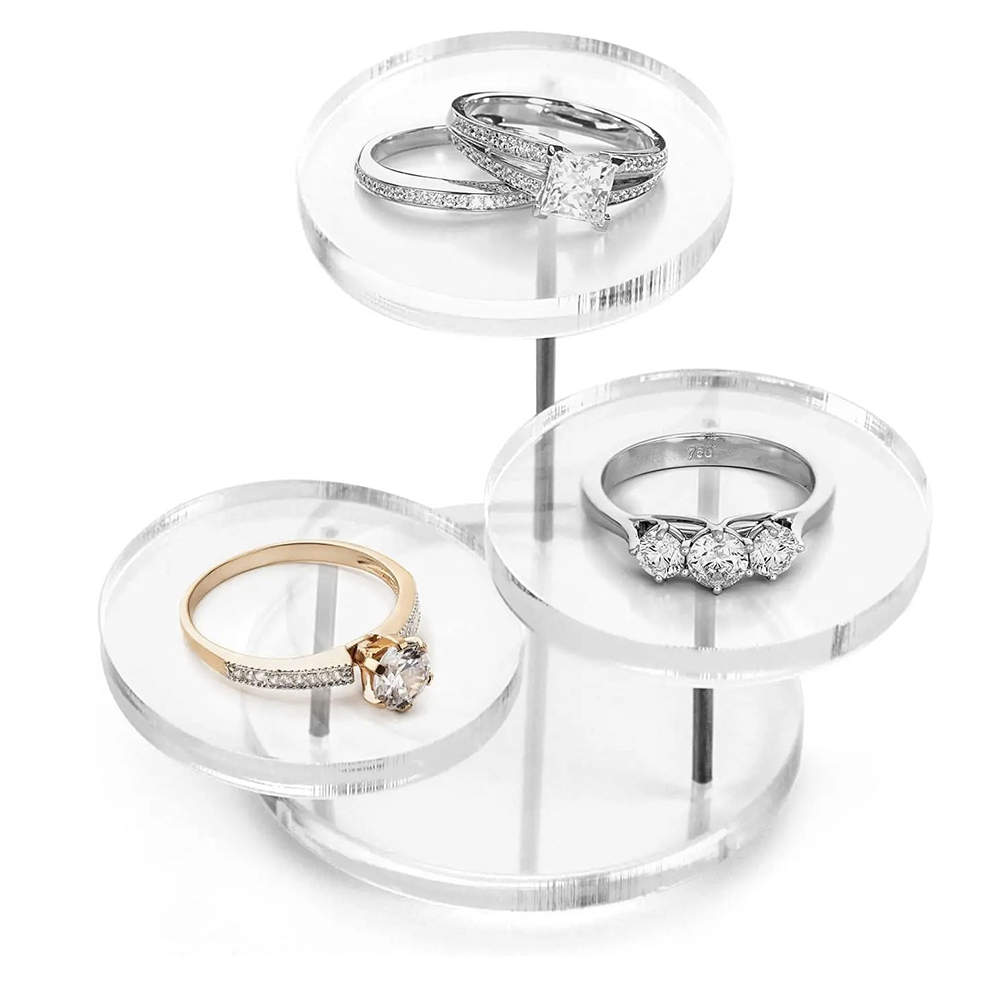 Transparent Acrylic Multi-Laye - Perfume Fragrance Holder ulasan dan harga