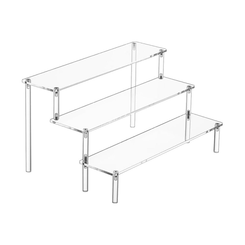 Large Acrylic Display Risers,  - Perfume Fragrance Holder ulasan dan harga