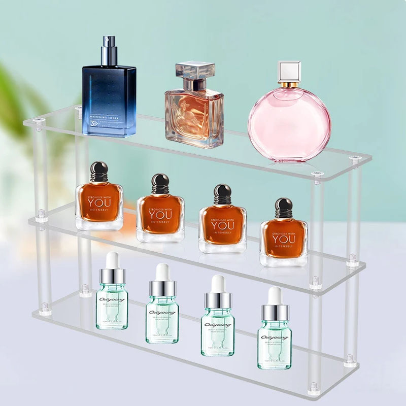 Clear Acrylic Display Riser St - Perfume Fragrance Holder ulasan dan harga