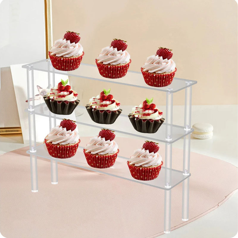Clear Acrylic Display Riser St - Perfume Fragrance Holder ulasan dan harga